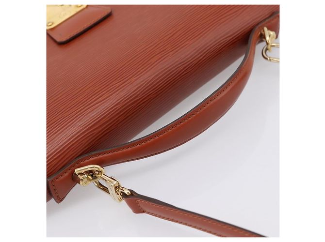 Borsa a mano LOUIS VUITTON Epi Monceau 28 Brown M52123 LV Auth BA15191 Marrone - vista 7