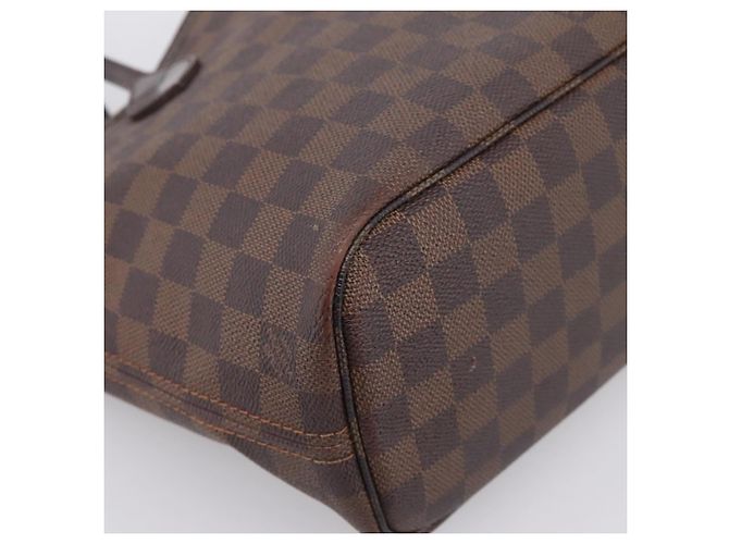 Borsa Tote LOUIS VUITTON Damier Ebene Neverfull PM N51109 LV Auth 197506 - vista 15