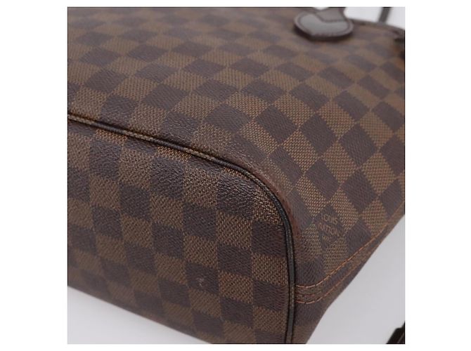 Borsa Tote LOUIS VUITTON Damier Ebene Neverfull PM N51109 LV Auth 197506 - vista 16