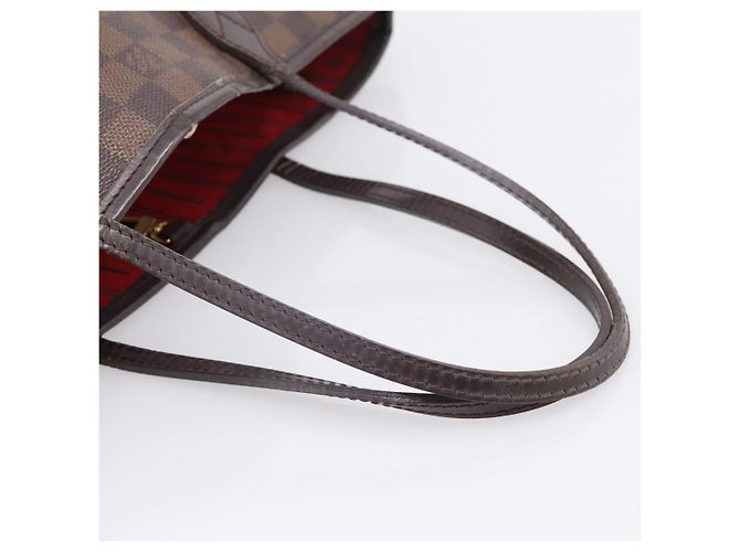 Borsa Tote LOUIS VUITTON Damier Ebene Neverfull PM N51109 LV Auth 197506 - vista 7