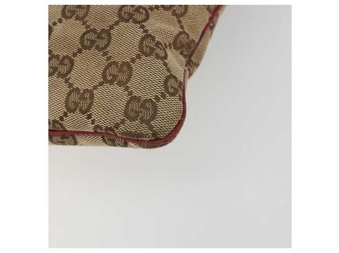 Borsa a tracolla GUCCI GG Canvas Beige Silver 113013 Auth 197182 Argento - vista 15