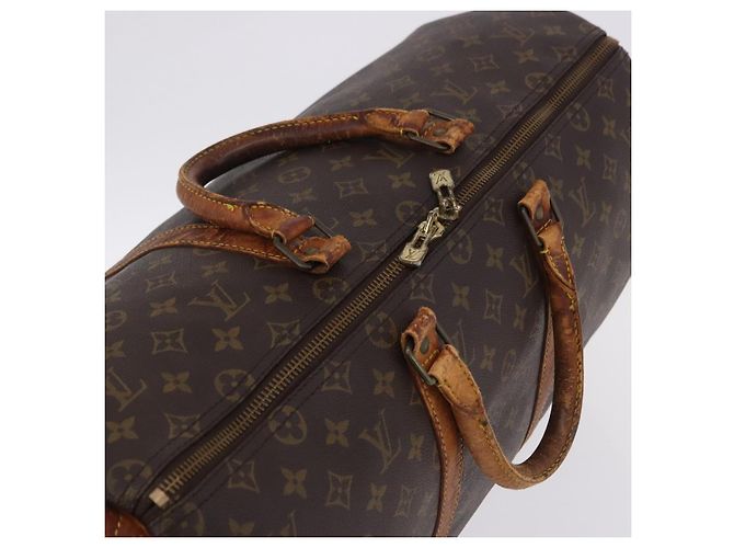 LOUIS VUITTON Monogram Keepall 50 Boston Bag M41426 LV Auth 195192 Monogramma - vista 7