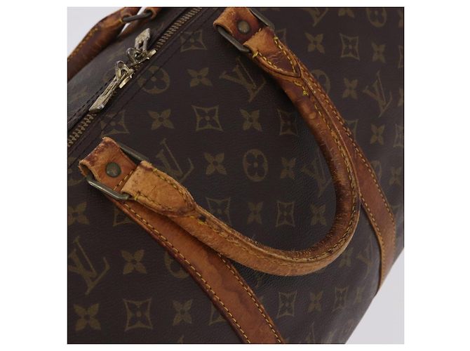 LOUIS VUITTON Monogram Keepall 50 Boston Bag M41426 LV Auth 195192 Monogramma - vista 8
