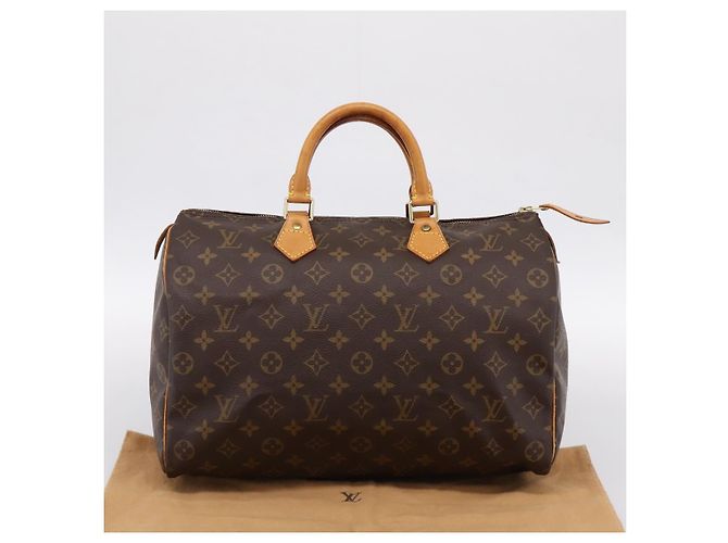 Borsa a mano LOUIS VUITTON Monogram Speedy 35 M41524 LV Auth 193145V Monogramma - vista 12