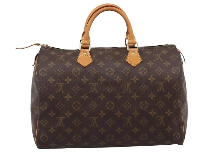 Borsa a mano LOUIS VUITTON Monogram Speedy 35 M41524 LV Auth 193145V Monogramma - vista 2