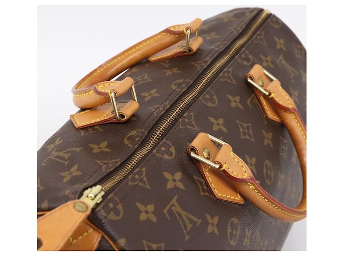 Borsa a mano LOUIS VUITTON Monogram Speedy 35 M41524 LV Auth 193145V Monogramma - vista 6
