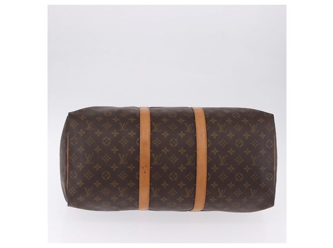 LOUIS VUITTON Monogram Keepall 50 Boston Bag M41426 LV Auth 194908V Monogramma - vista 5