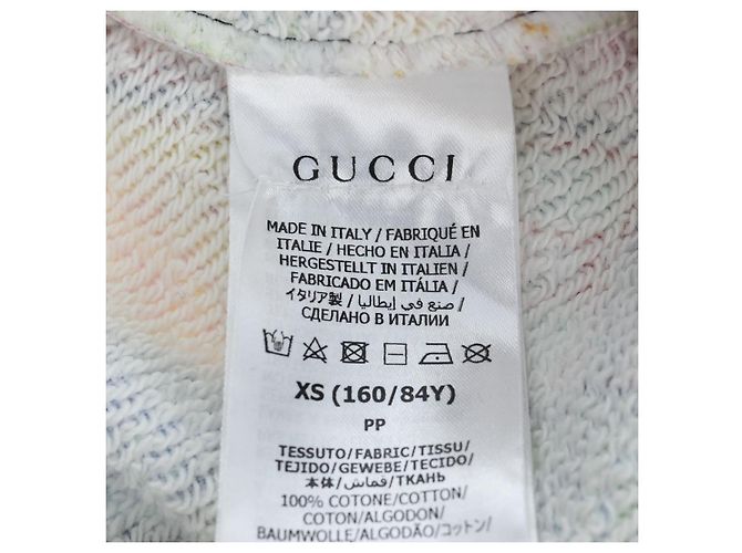 GUCCI Half Zip Trainer Cotton Multicolor Auth 196485M Multicolore - vista 15