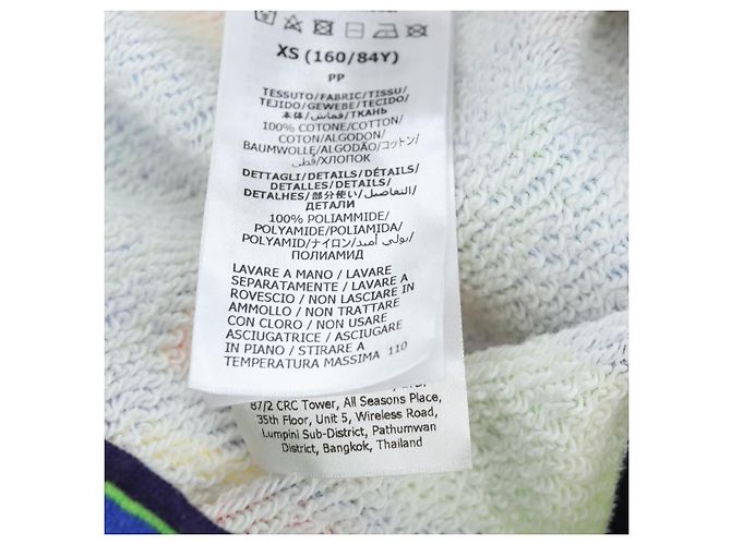 GUCCI Half Zip Trainer Cotton Multicolor Auth 196485M Multicolore - vista 16
