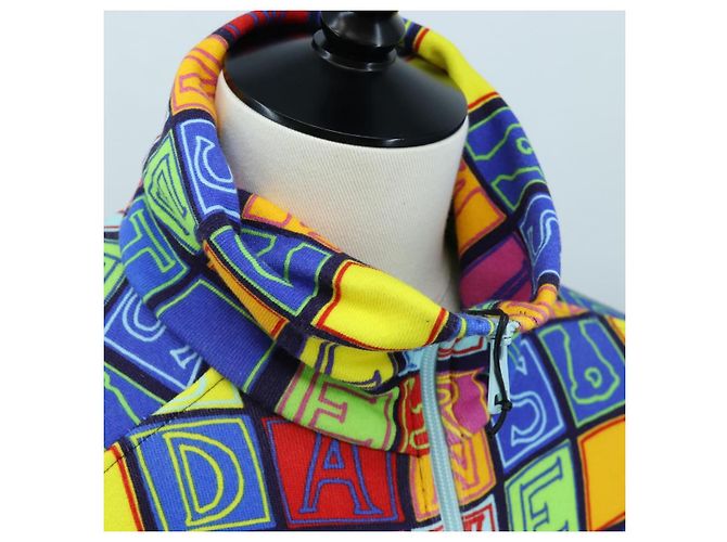 GUCCI Half Zip Trainer Cotton Multicolor Auth 196485M Multicolore - vista 5