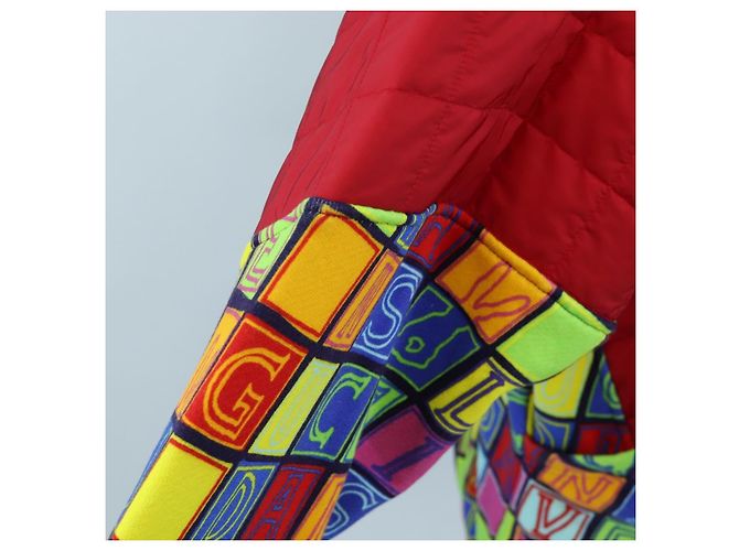 GUCCI Half Zip Trainer Cotton Multicolor Auth 196485M Multicolore - vista 7