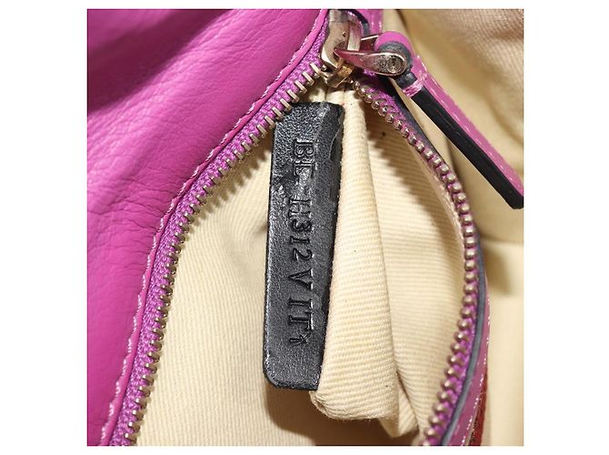 Sac à épaule VALENTINO Studs Chain en cuir Rose Doré Auth BA14809A - vue 12