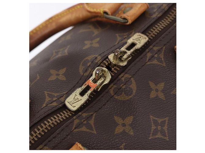 LOUIS VUITTON Monogram Keepall 55 Boston Bag M41424 LV Auth 194701 Monogramma - vista 10