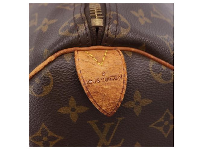 LOUIS VUITTON Monogram Keepall 55 Boston Bag M41424 LV Auth 194701 Monogramma - vista 18