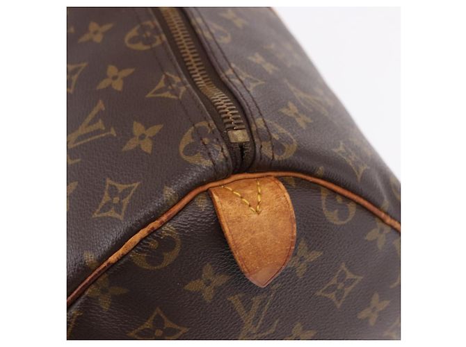 LOUIS VUITTON Monogram Keepall 55 Boston Bag M41424 LV Auth 194701 Monogramma - vista 19