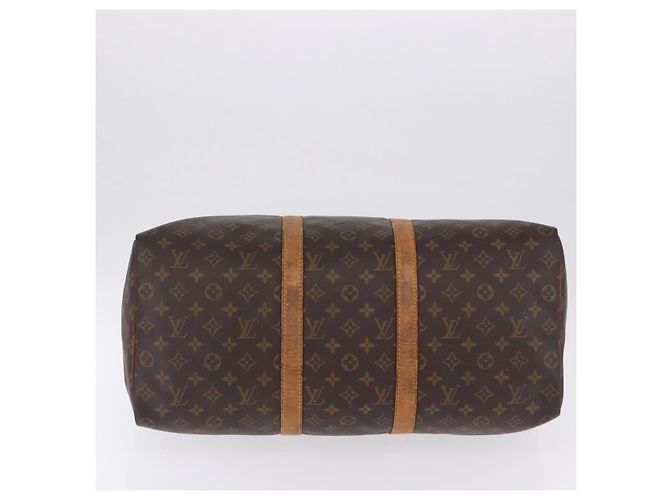 LOUIS VUITTON Monogram Keepall 55 Boston Bag M41424 LV Auth 194701 Monogramma - vista 6