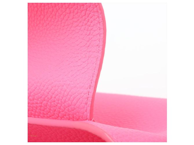 Louis Vuitton Borsa a mano Capucines Mini in pelle di vitello Rosa - vista 13