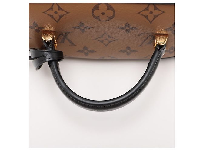 Louis Vuitton mala de mão Vanity em couro Monogram Reverse com alça superior Castanho Marrom - vista 5