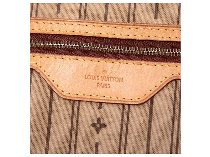 Borsa Hobo Louis Vuitton Monogram Delightful GM Marrone - vista 5