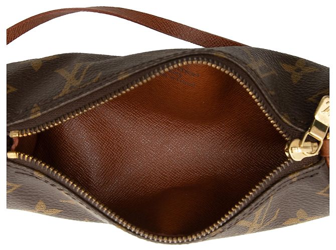 Borsa a mano Louis Vuitton Monogram Papillon Pochette Marrone - vista 4