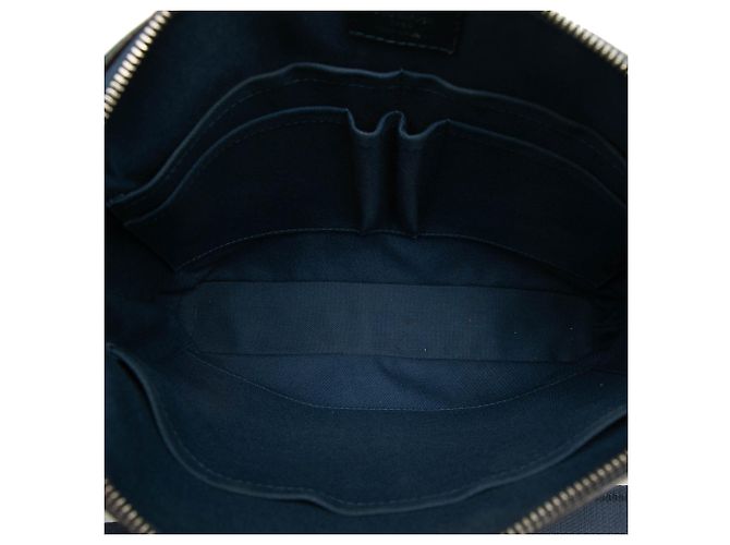 Borsa a tracolla Louis Vuitton Taiga Grigori PM Blu - vista 4