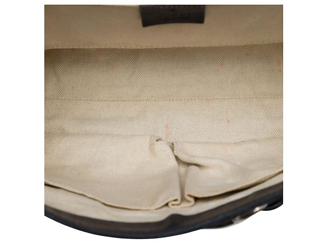 Bolso de hombro Gucci Emily Medium Guccissima Negro - vista 4
