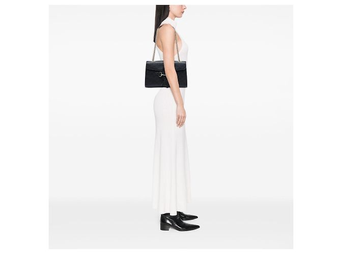 Bolso de hombro Gucci Emily Medium Guccissima Negro - vista 6