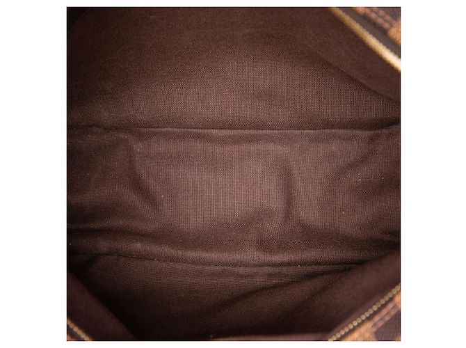 Borsa a tracolla Louis Vuitton Damier Ebene Naviglio marrone - vista 4