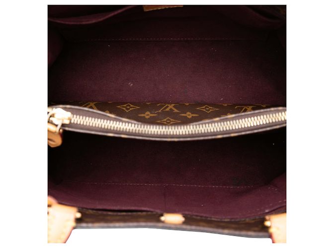 Borsa Satchel Louis Vuitton Monogram Montaigne BB Marrone - vista 4