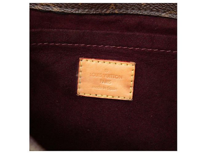Borsa Satchel Louis Vuitton Monogram Montaigne BB Marrone - vista 5