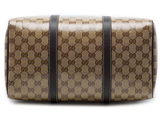 Borsa Boston Gucci Medium GG Crystal Joy Beige - vista 3