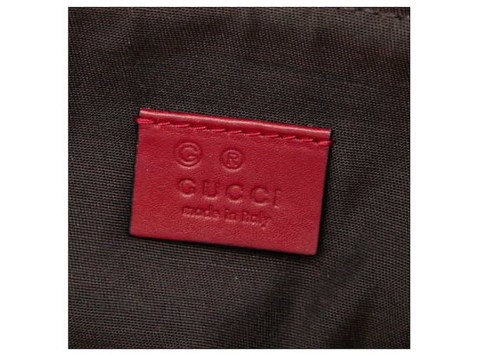 Beauty case Gucci Microguccissima rosso - vista 5