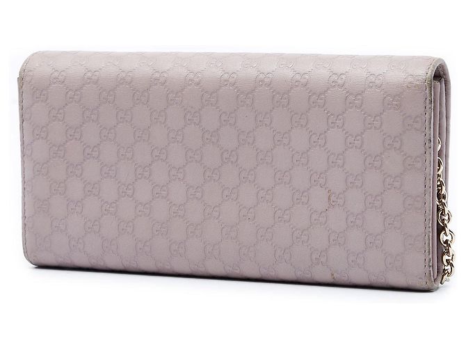 Borsa a tracolla Gucci Microguccissima Dice Wallet On Chain Viola Porpora - vista 2