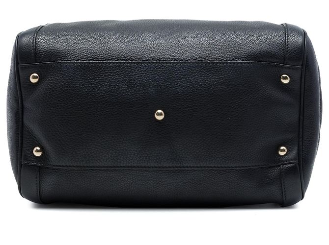 Borsa Soho Boston Gucci Medium in pelle di vitello martellata nera Nero - vista 3