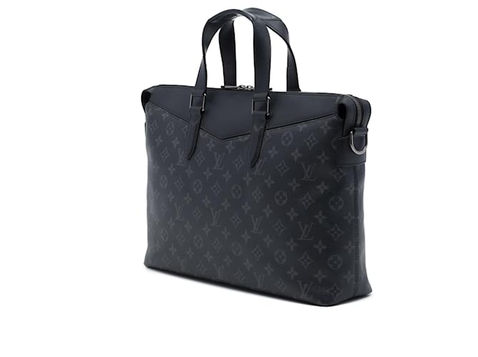 Borsa Business Explorer Louis Vuitton Monogram Eclipse Nera Nero - vista 2