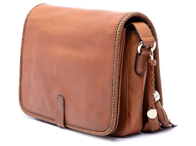 Borsa a tracolla Marrakech Gucci in vitello marrone - vista 2