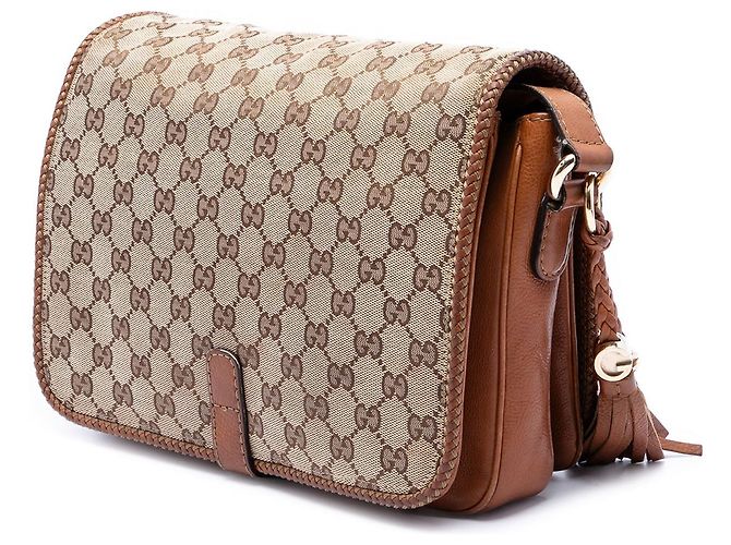 Borsa a tracolla Gucci GG Canvas Marrakech Beige - vista 2