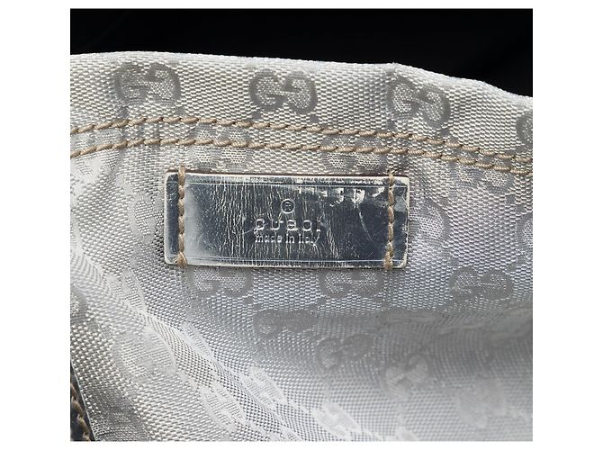 Tote Gucci GG Canvas Web Grigio - vista 5