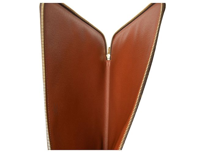Borsa business Portfolio Poche Documents Monogram Louis Vuitton Marrone - vista 4