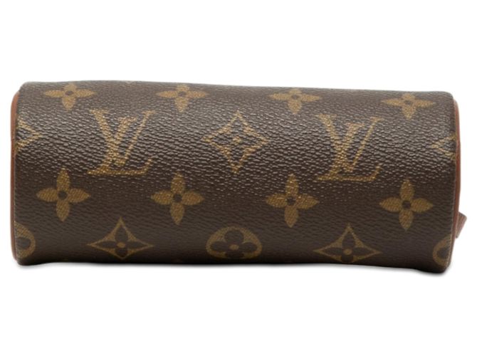 Borsa a mano Louis Vuitton Monogram Papillon Pochette Marrone - vista 3
