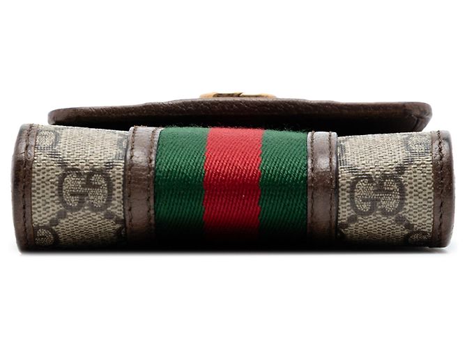 Borsa a tracolla Mini GG Supreme Web Ophidia Gucci Beige - vista 3