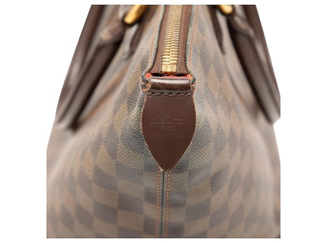 Borsa Tote Louis Vuitton Damier Ebene Saleya MM Marrone - vista 5