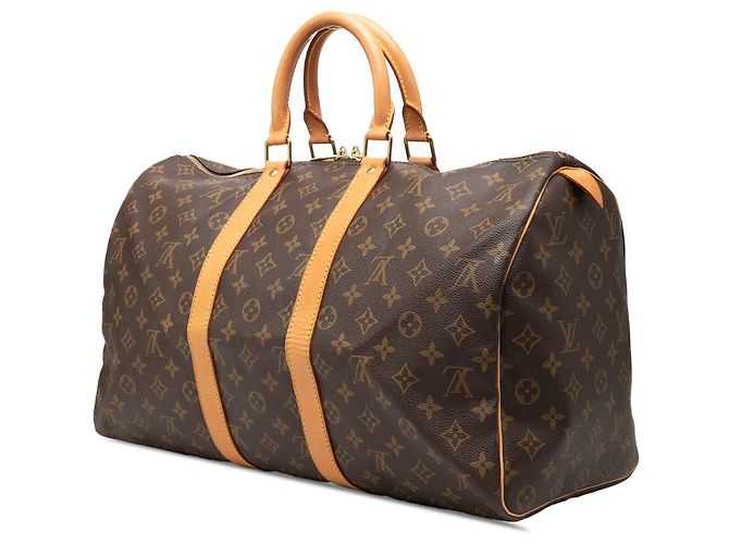 Borsa da viaggio Louis Vuitton Monogram Keepall 45 Marrone - vista 2