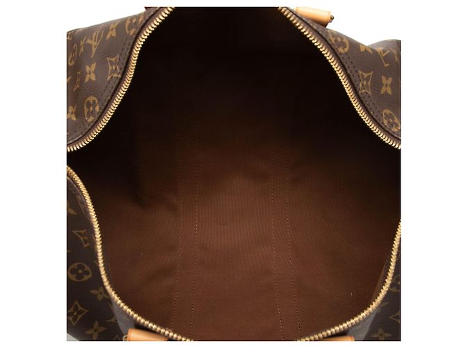 Borsa da viaggio Louis Vuitton Monogram Keepall 45 Marrone - vista 4