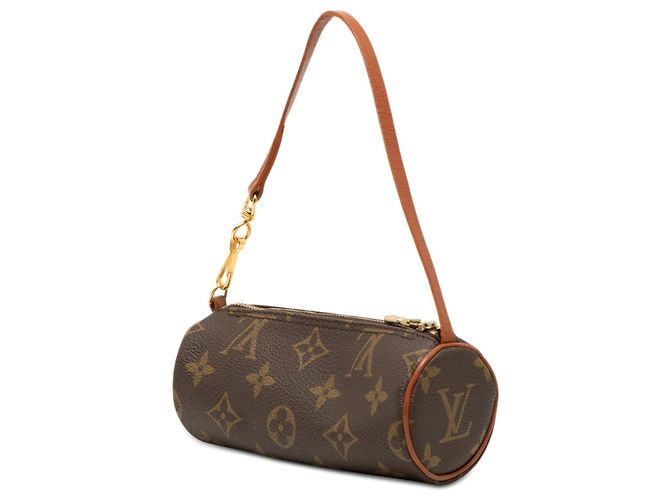 Louis Vuitton Monogram Papillon Pochette Handtasche Braun - Ansicht 2