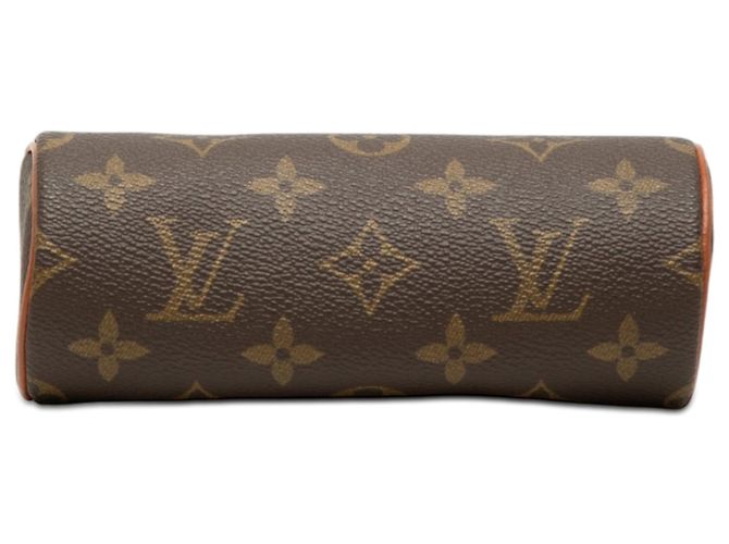 Louis Vuitton Monogram Papillon Pochette Handtasche Braun - Ansicht 3