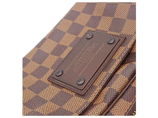 Borsello a vita Louis Vuitton Damier Ebene Brooklyn Marrone - vista 10