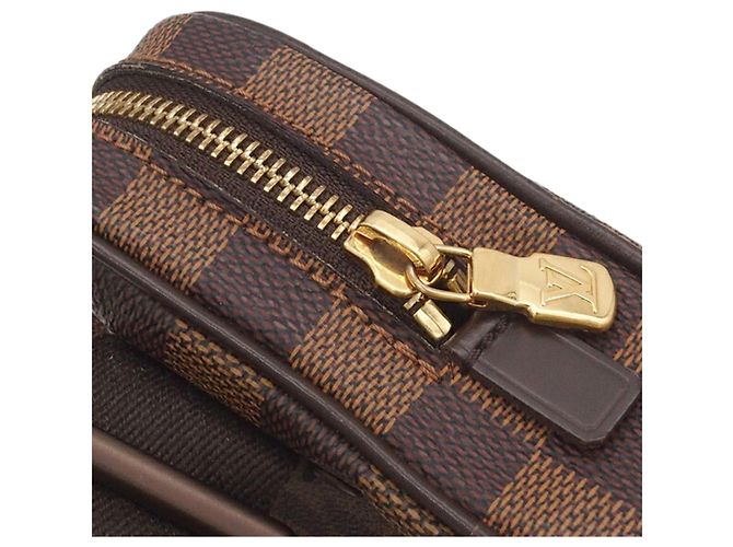 Borsello a vita Louis Vuitton Damier Ebene Brooklyn Marrone - vista 8
