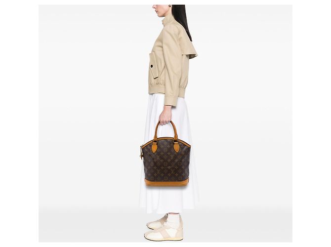 Borsa a mano Louis Vuitton Monogram Lockit PM Marrone - vista 6