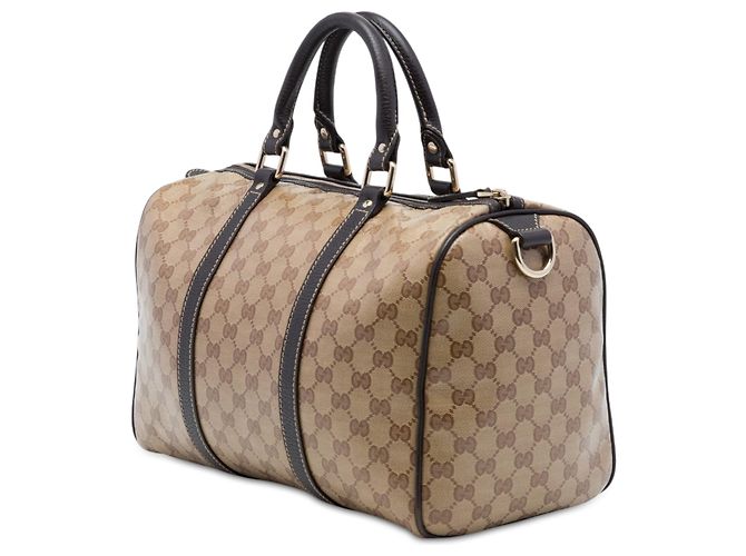 Borsa Boston Gucci Medium GG Crystal Joy Beige - vista 2
